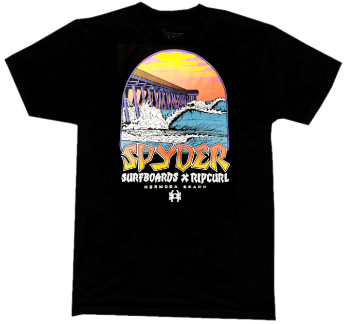 SPYDER SURFBOARDS X RIP CURL PIER TEE – Spyder Surf