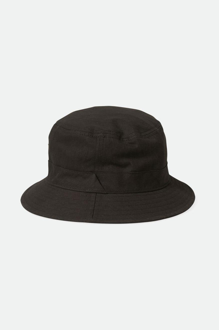 Woodburn Packable Bucket Hat - Black Sol Wash