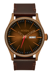 NIXON WATCHES SENTRY LEATHER A105