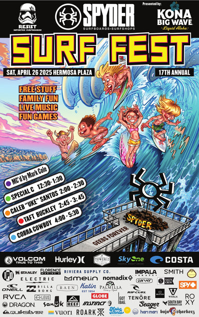 17th Annual Spyder Surf Fest 4/26/2025