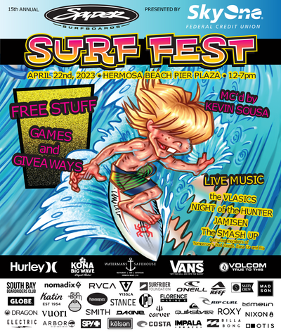 15th Annual Spyder Surf Fest 2023 April 22, 2023