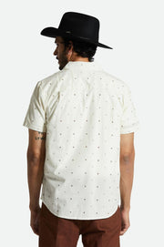Charter Print S/S Shirt - Off White Pyramid