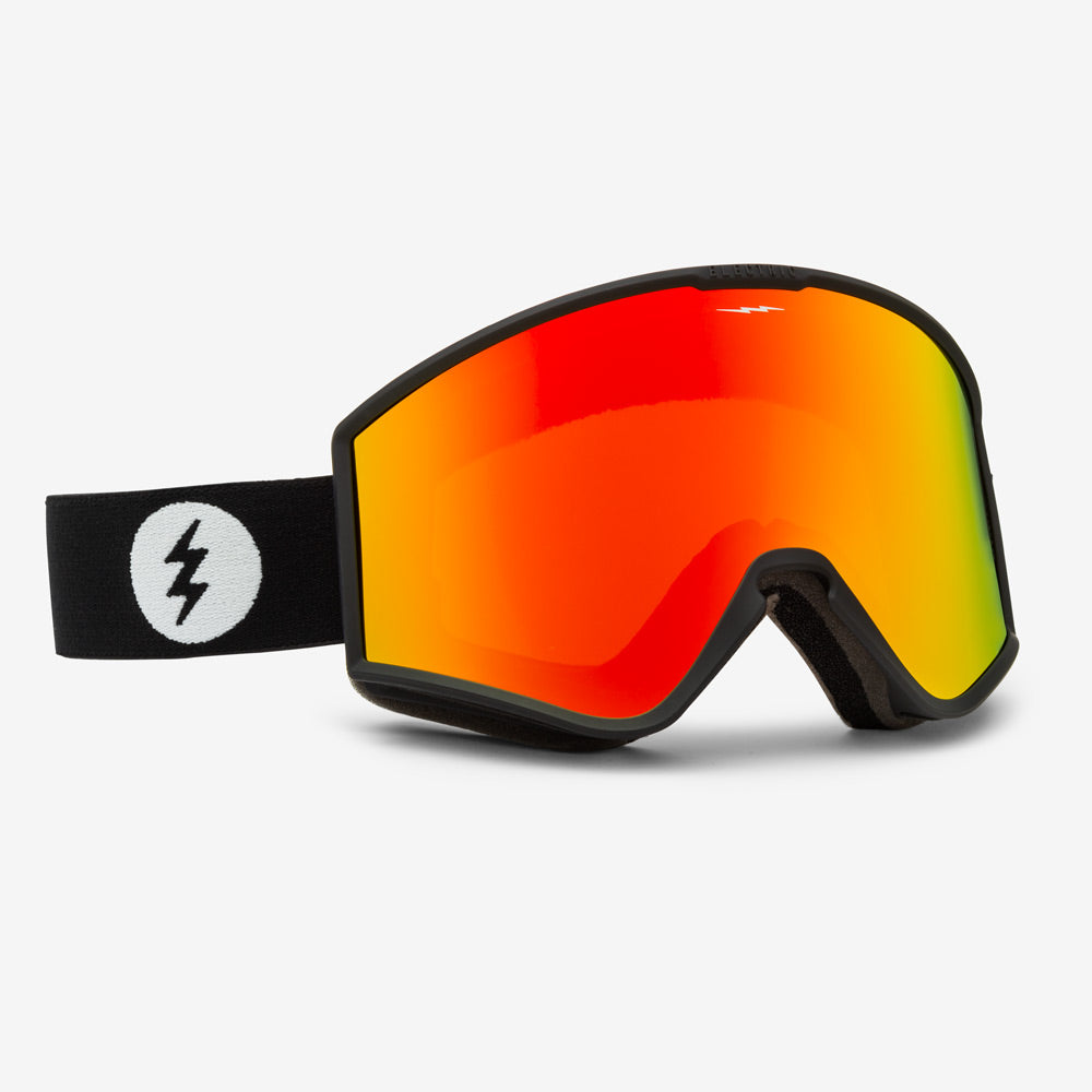 electric kleveland goggle Electric EK1 Goggles Matte Black Red Chrome