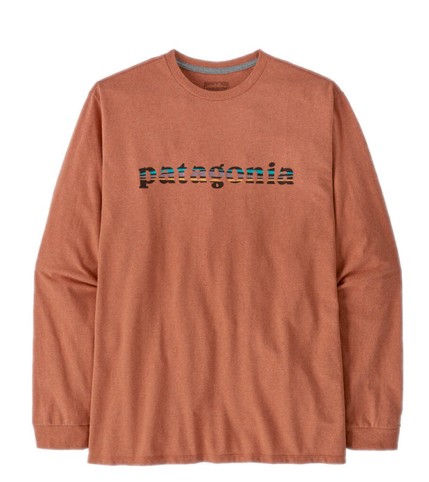 PATAGONIA 73 TEXT LOGO LS 22496