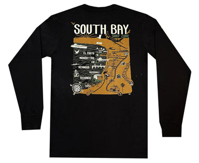 SPYDER SURF X DISTANT LOCAL SOUTHBAY MAP LS MTJDSTSBMLS