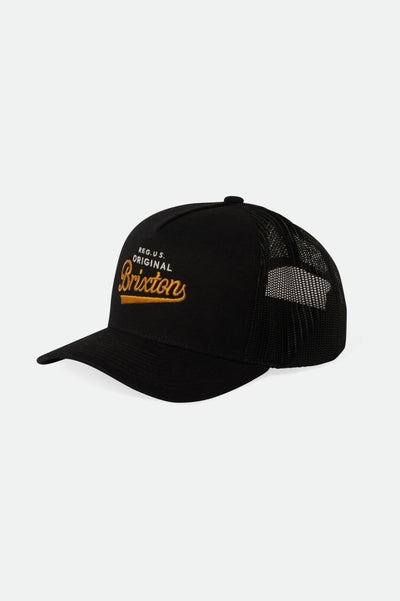 Postal C Netplus MP Trucker Hat - Black/Black