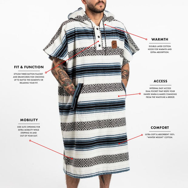 SLOWTIDE OSO CHANGING PONCHO S/M ST322