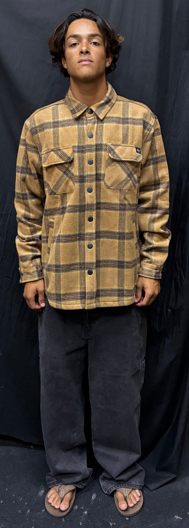 SPYDER SURFBOARDS FORTE LS FLANNEL MTLFL-020DEC