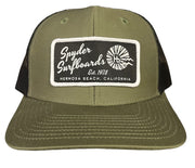 SPYDER SURFBOARDS HB LONGTIME TRUCKER HAT ACRSCHBLT