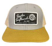 SPYDER SURFBOARDS HB LONGTIME TRUCKER HAT ACRSCHBLT