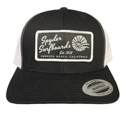 SPYDER SURFBOARDS HB LONGTIME TRUCKER HAT ACRSCHBLT