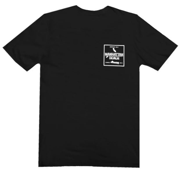 SPYDER SURFBOARDS MANHATTAN BEACH SQUARE SS TEE