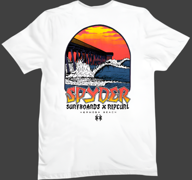 SPYDER SURFBOARDS X RIP CURL PIER TEE