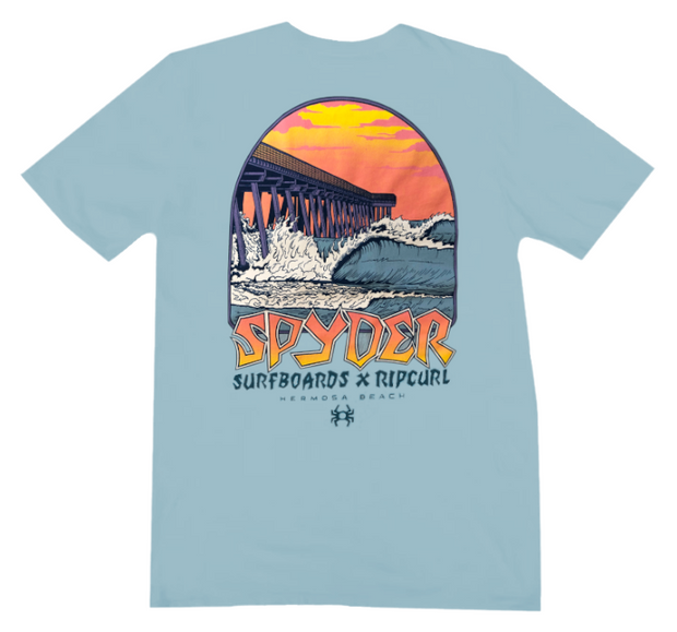 SPYDER SURFBOARDS X RIP CURL PIER TEE