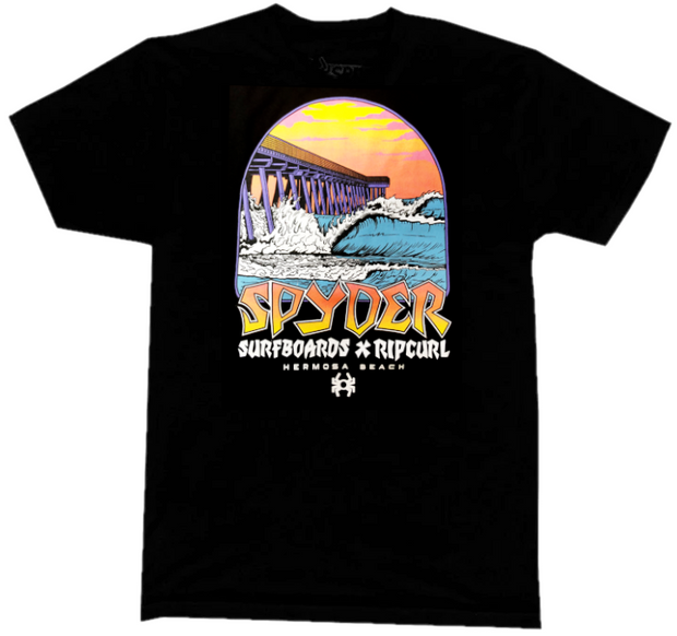 SPYDER SURFBOARDS X RIP CURL PIER TEE