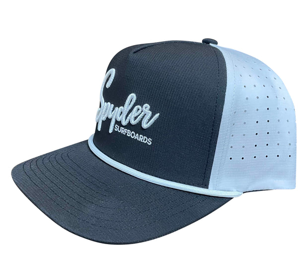 SPYDER SURFBOARDS SCRIPT PUFF EMBROIDERED HAT