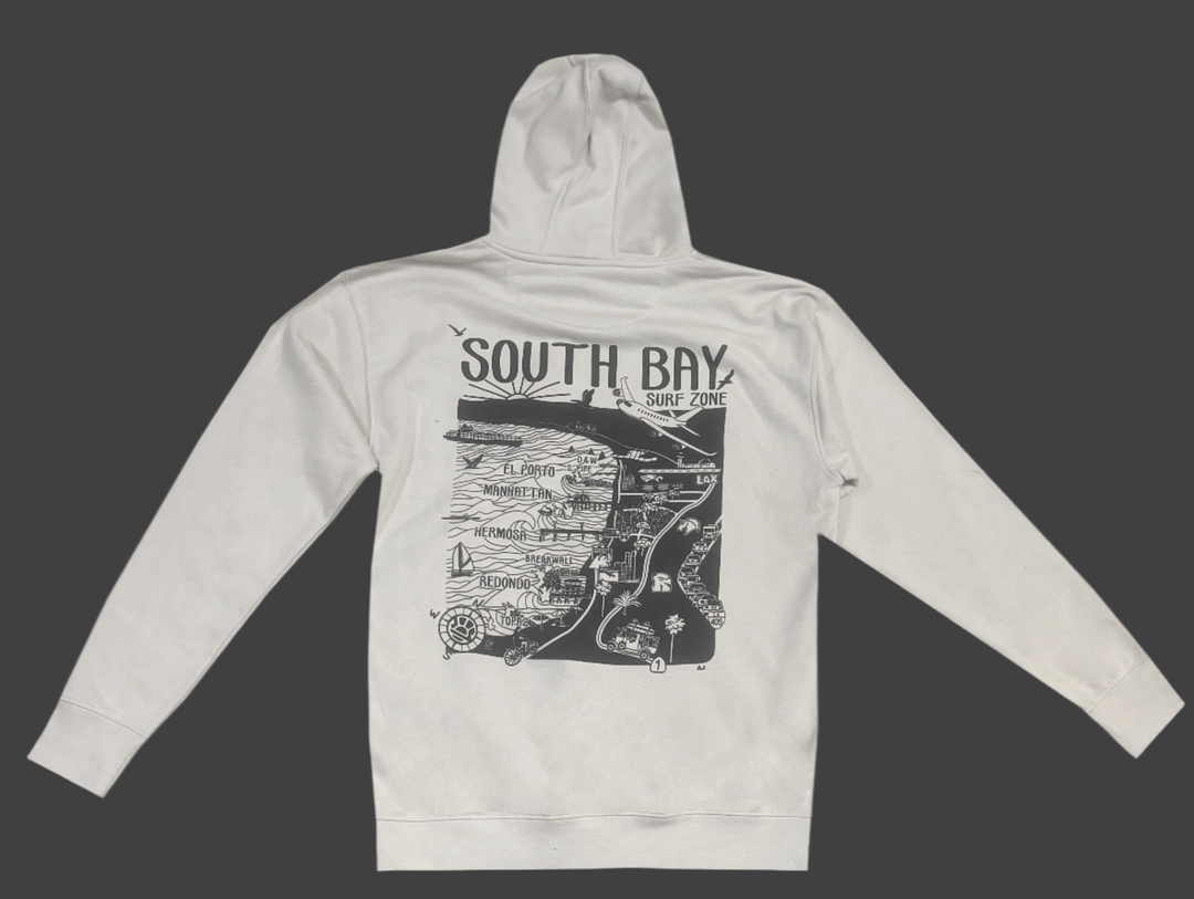 SPYDER SURFBOARDS SOUTHBAY MAP HOODIE MWJJARSBMHD – Spyder Surf