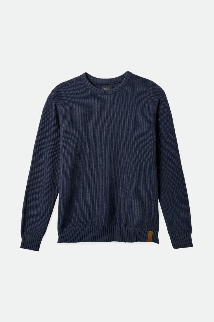 Jacques Waffle Knit Sweater - Ombre Blue