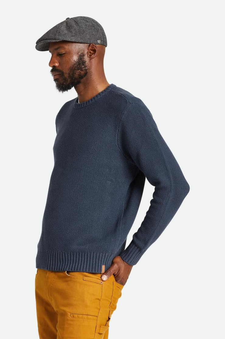 Jacques Waffle Knit Sweater - Ombre Blue