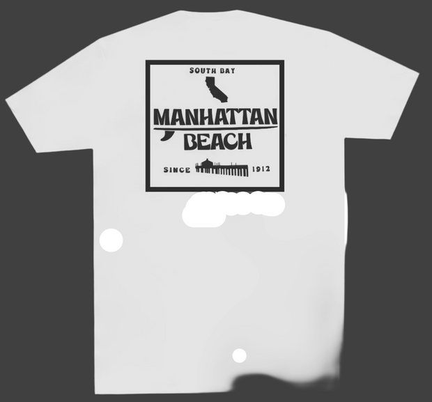 SPYDER SURFBOARDS MANHATTAN BEACH SQUARE SS TEE