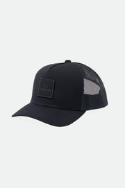Alpha Block NetPlus Trucker Hat - Black/Black