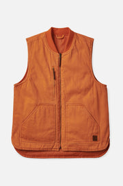 Abraham Reversible Vest - Burnt Orange