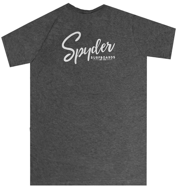 SPYDER SURFBOARDS SCRIPTISH T-SHIRT - Spyder Surf