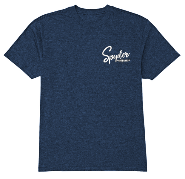 SPYDER SURFBOARDS SCRIPTISH T-SHIRT - Spyder Surf