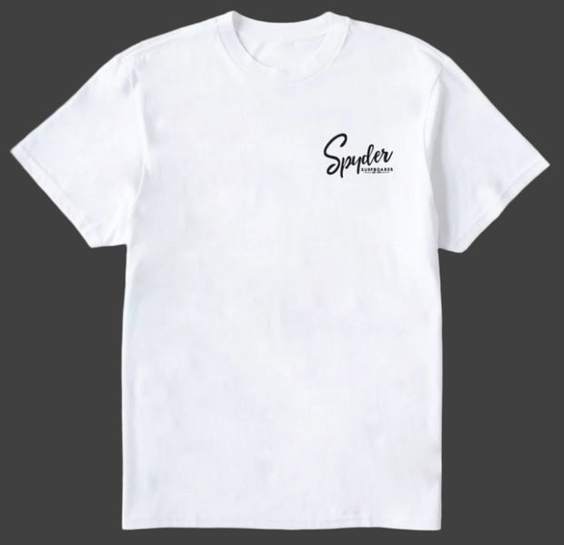 SPYDER SURFBOARDS SCRIPTISH T-SHIRT - Spyder Surf