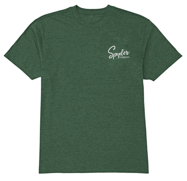 SPYDER SURFBOARDS SCRIPTISH T-SHIRT - Spyder Surf