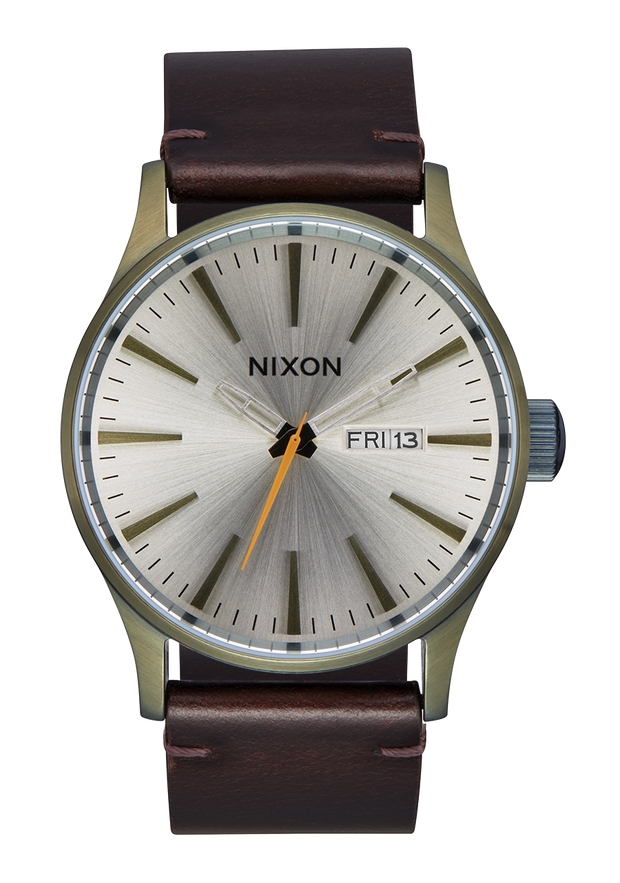 NIXON WATCHES SENTRY LEATHER A105 - Spyder Surf