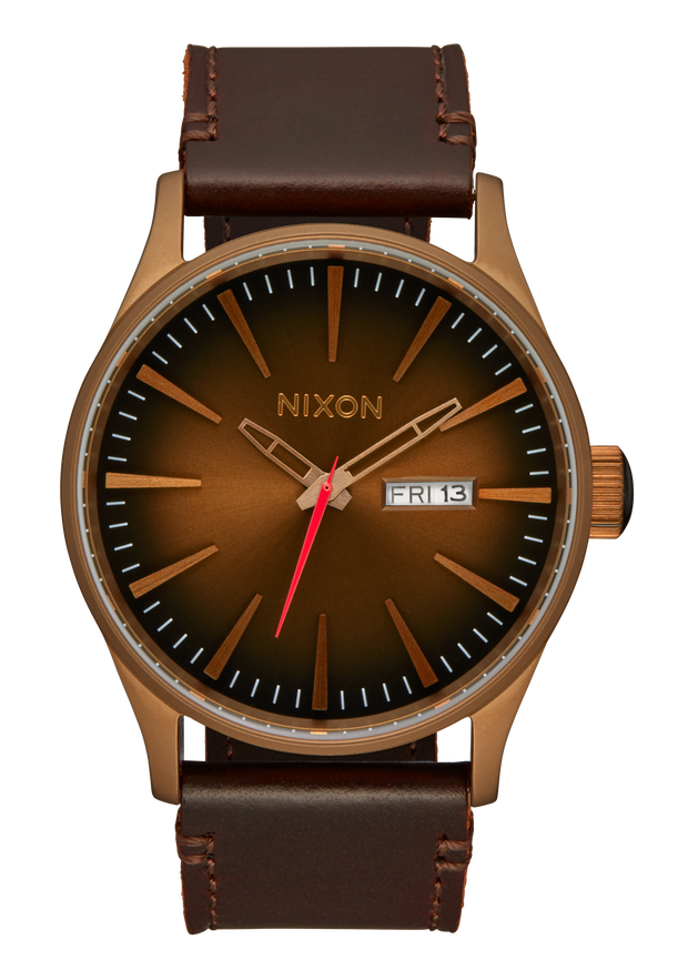 NIXON WATCHES SENTRY LEATHER A105 - Spyder Surf