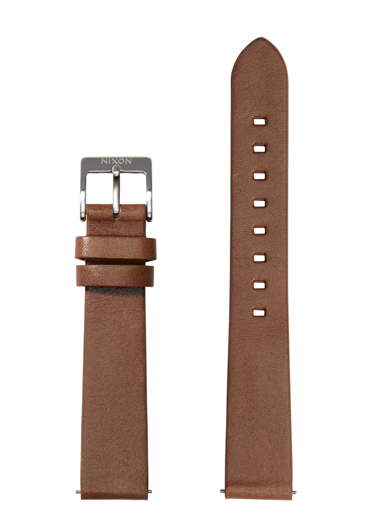 16mm Vegetable Tanned Leather Band - Saddle