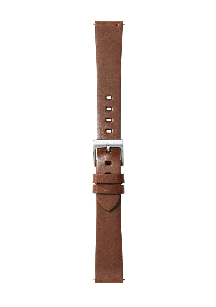 16mm Vegetable Tanned Leather Band - Saddle