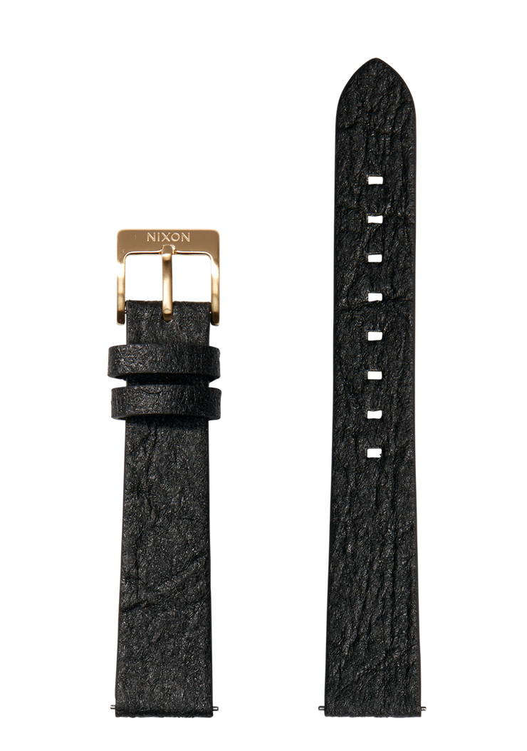 16mm Pineapple Leather Band - Gold Foil
