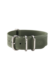 20mm FKM Rubber NATO Band - Fire