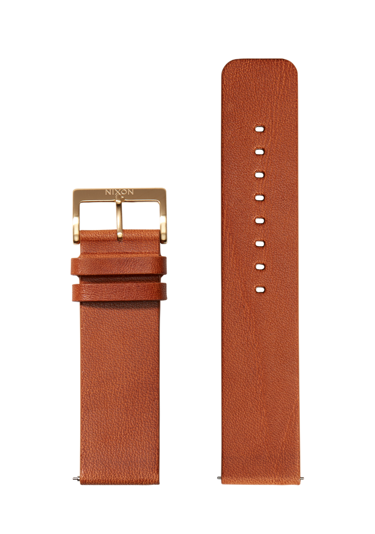 23mm Vegetable Tanned Leather Band - Saddle