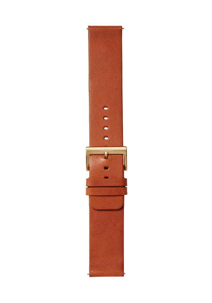 23mm Vegetable Tanned Leather Band - Saddle