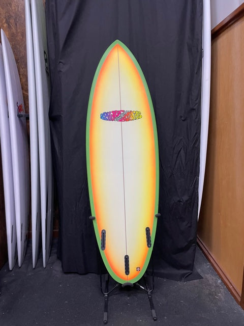 Spyder Surfboards Rounded pin 6'0