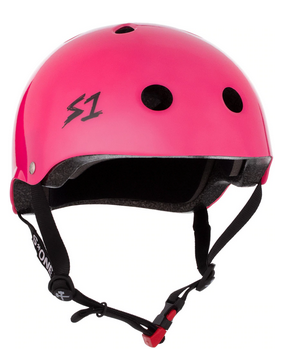 S1 Mini Lifer Helmet Hot Pink Gloss - Spyder Surf