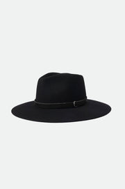 Adjustable Buckle Hat Band - Black