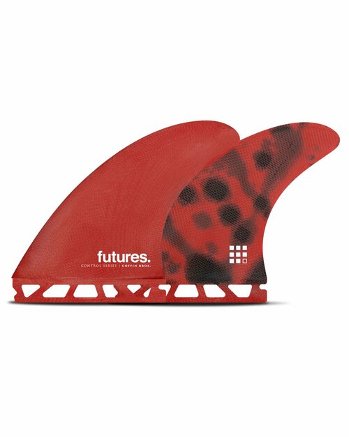 FUTURE FINS COFFIN FIBERGLASS THRUSTER SET 1016-256-00