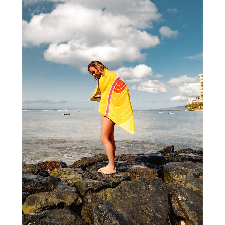 Leus Beach Eco Towel | Tie Dye Camo | Campman