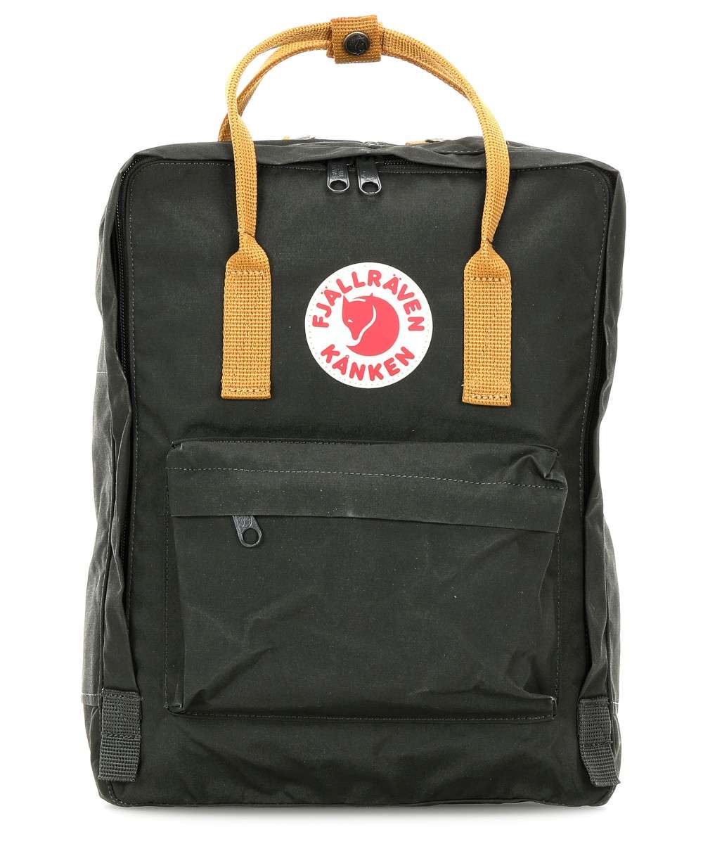 Black fjallraven deals kanken backpack