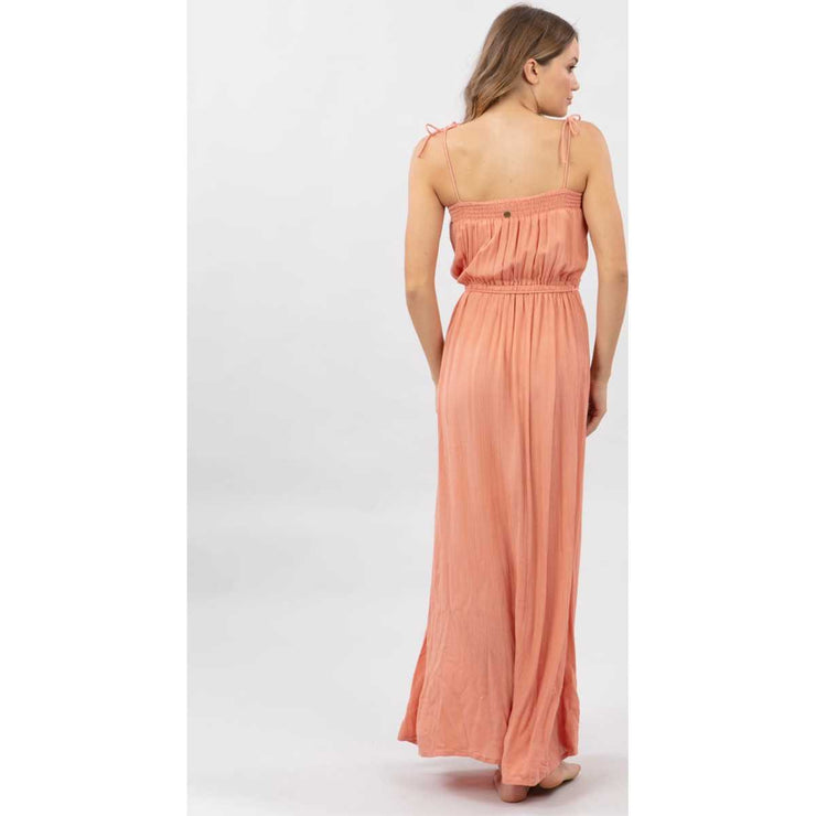 Sunset Glow Maxi Dress in Peach