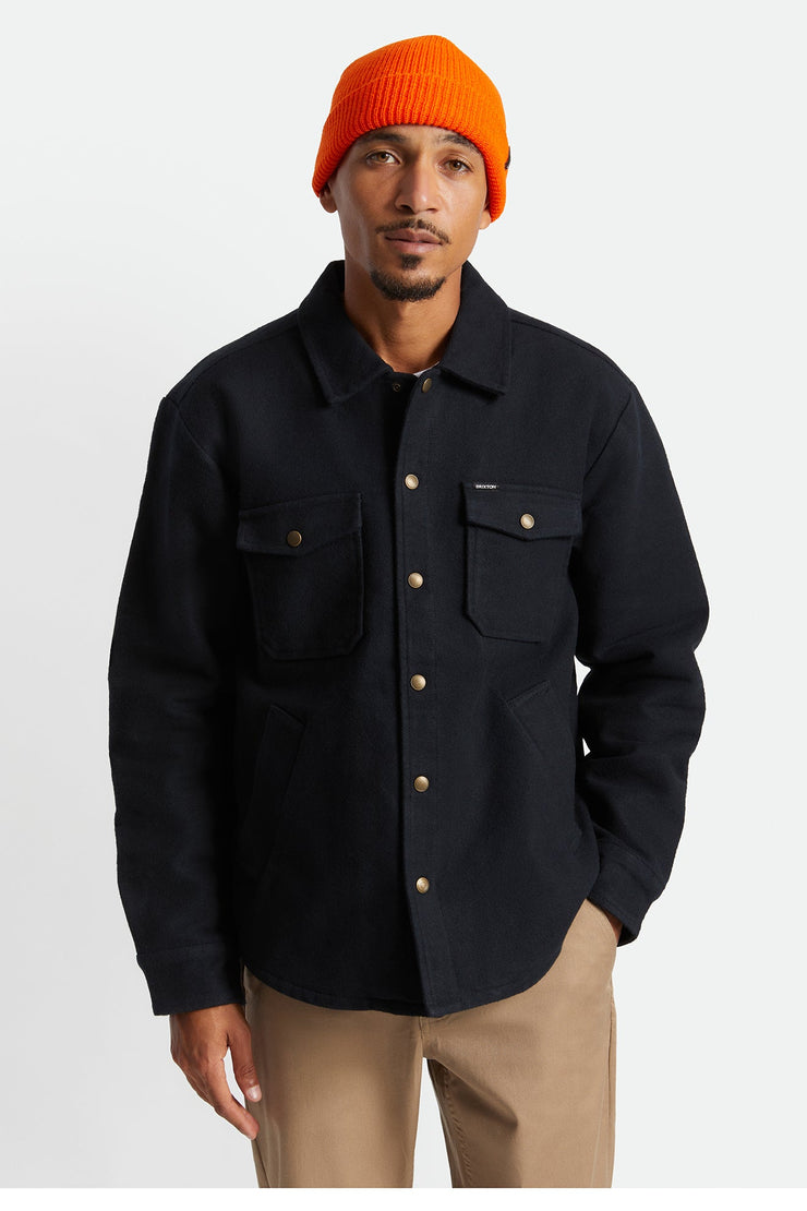 Bowery Sherpa Lined Jacket - Black – Spyder Surf