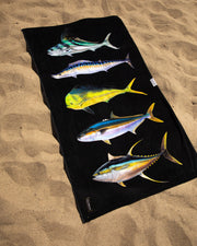 Amadeo Bachar Fish Stack Beach ECO Towel