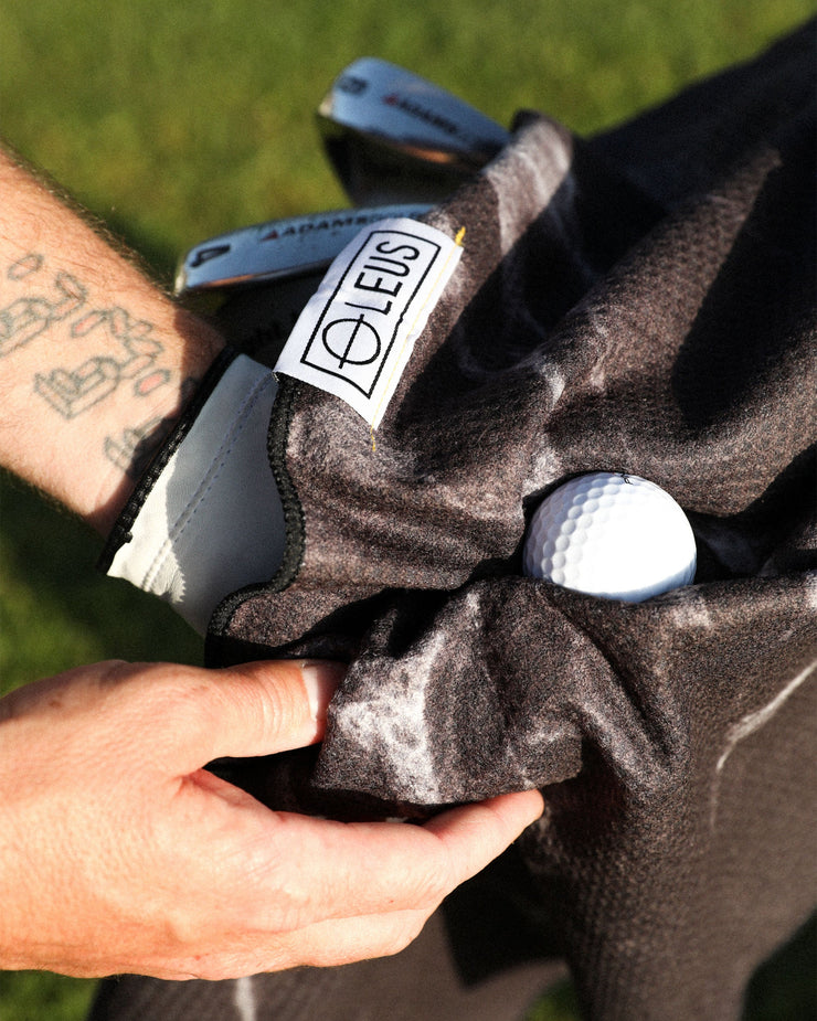 Black Marble Golf ECO Towel