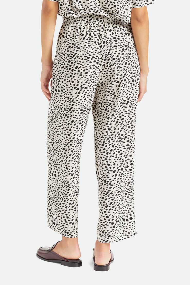 Cheetah Crop Pant - Beige