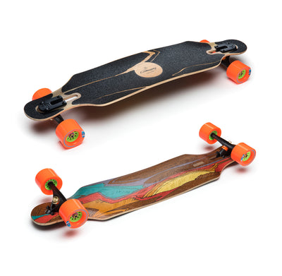 Loaded Boards Icarus Bamboo Longboard Skateboard Complete w/ 80mm 80a Kegels (Flex 1)
